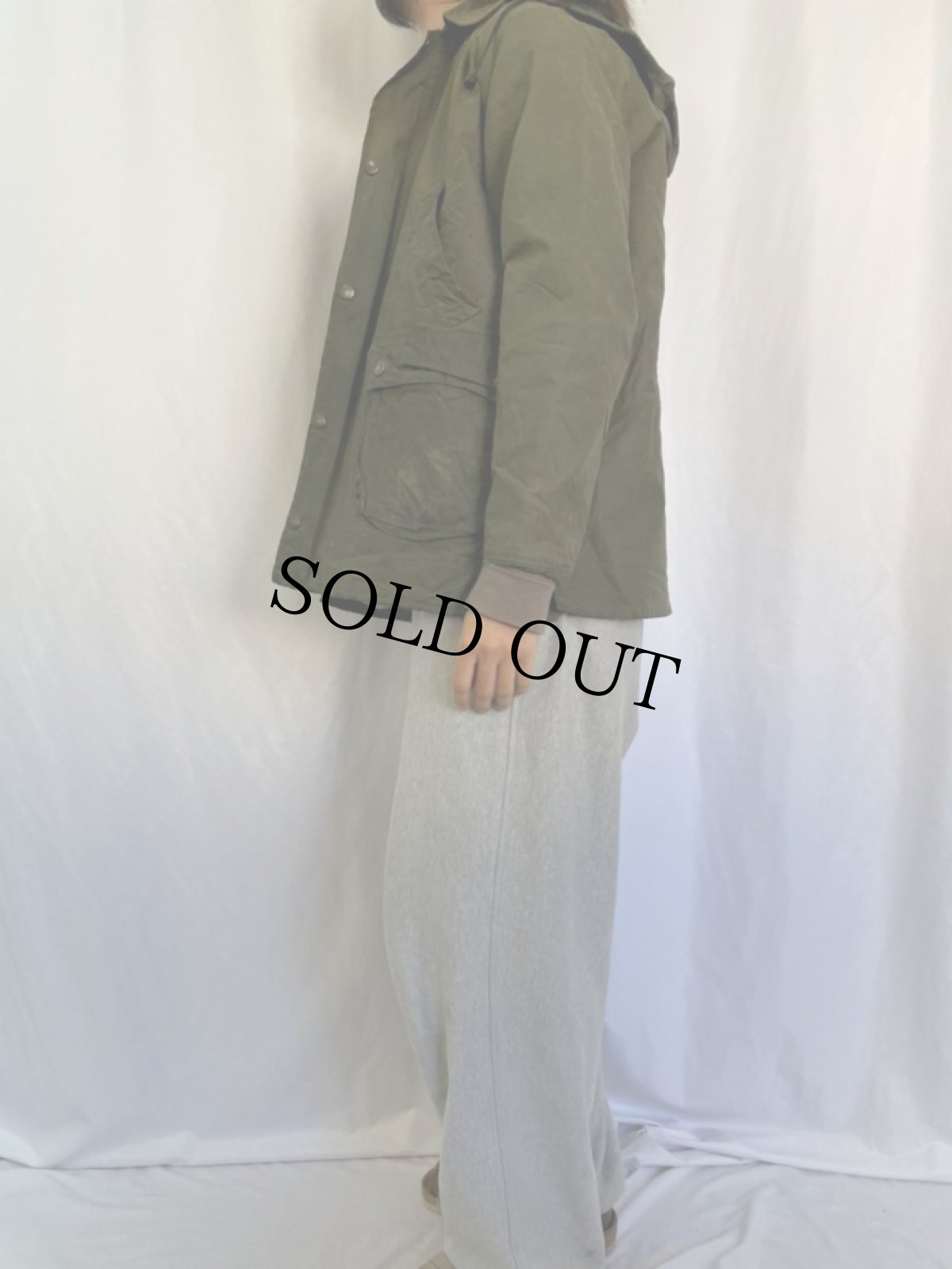 画像3: Cyrillus ENGLAND製 フード付き オイルドジャケット (3)