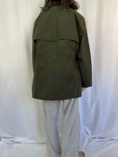 画像4: 90's Barbour England製 "BORDER" 3ワラント オイルドジャケット  (4)