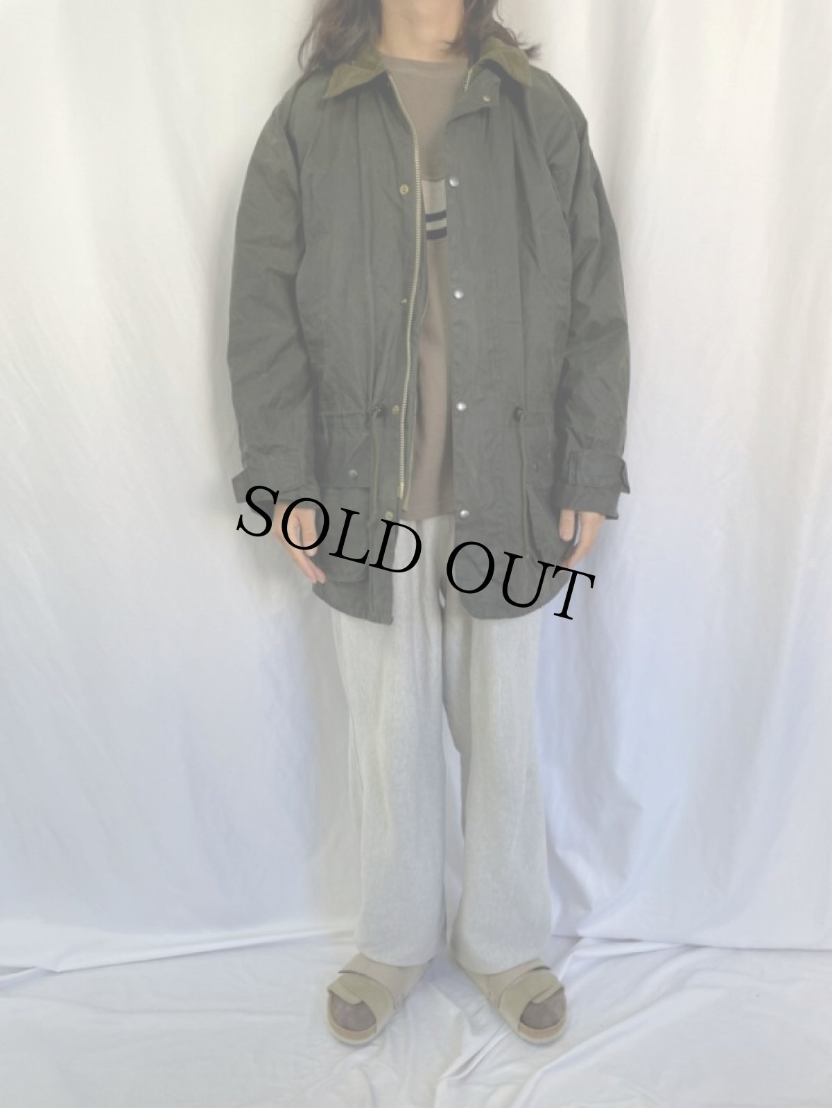 画像2: Barbour England製 3ワラント オイルドジャケット (2)