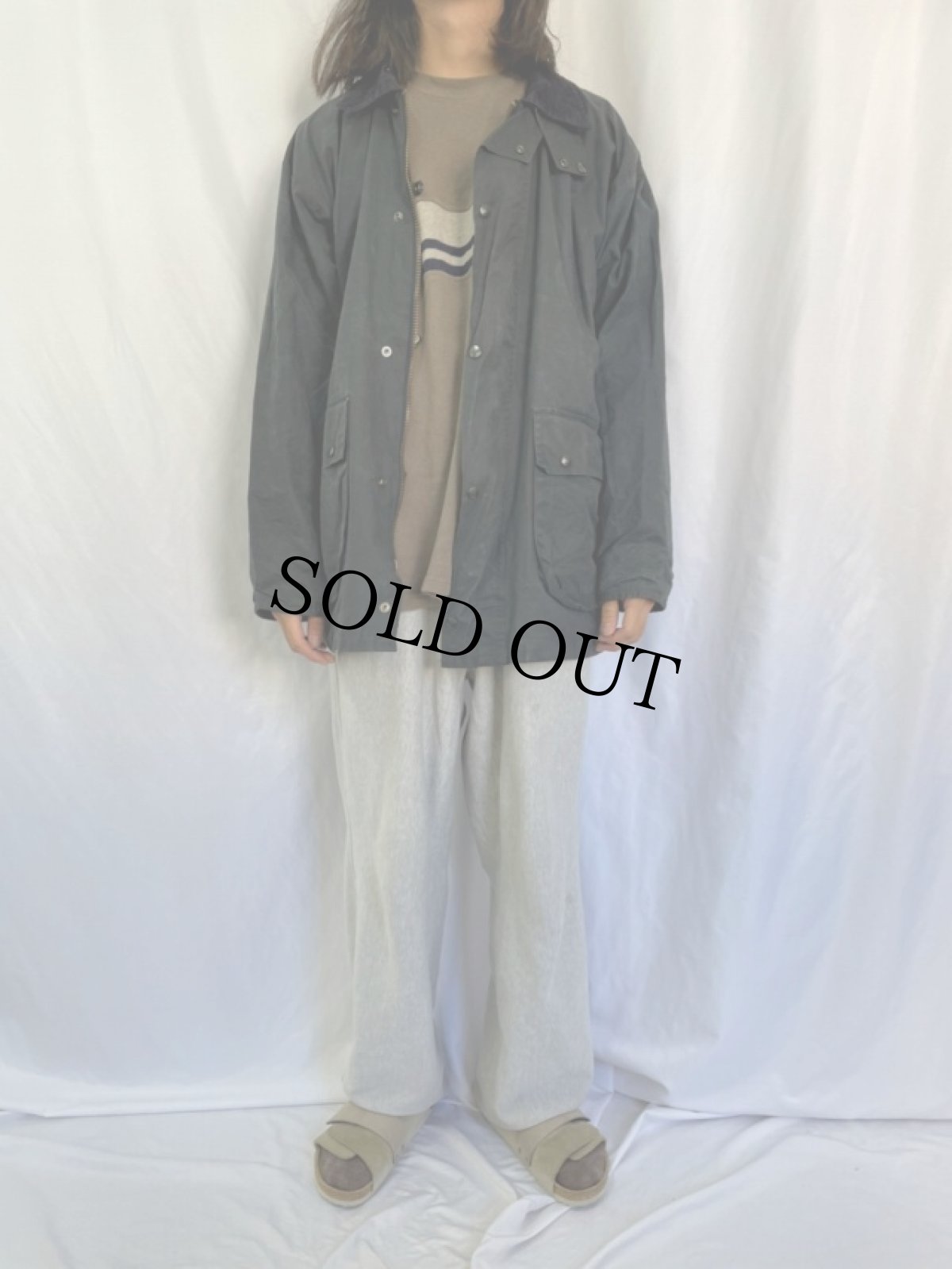 画像2: Royal Windsor オイルドジャケット L NAVY (2)