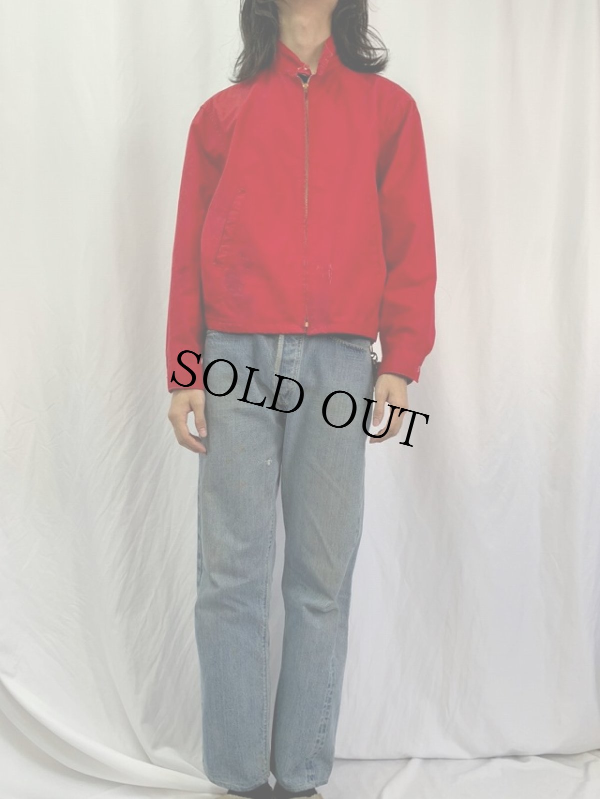 画像2: 60's HANESPORT コットンスウィングトップ L (2)