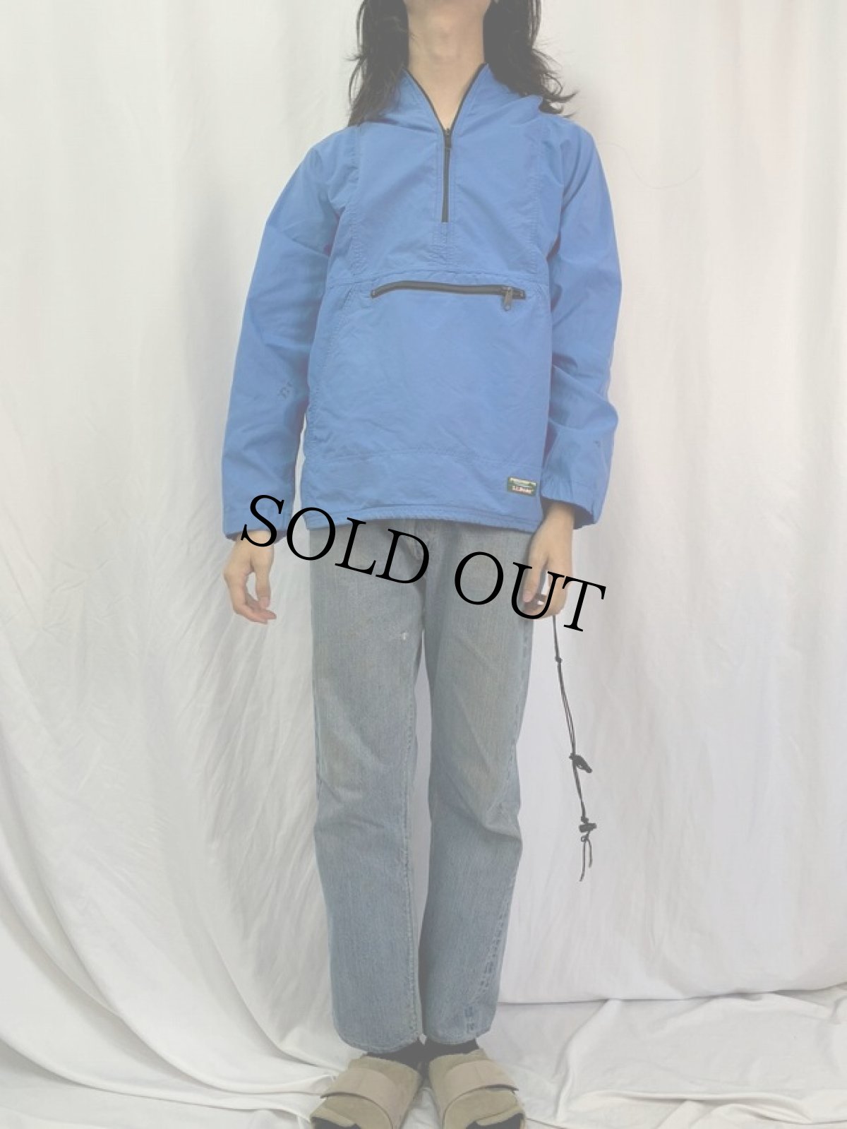 画像2: 70〜80's L.L.Bean ナイロンアノラックパーカー (2)