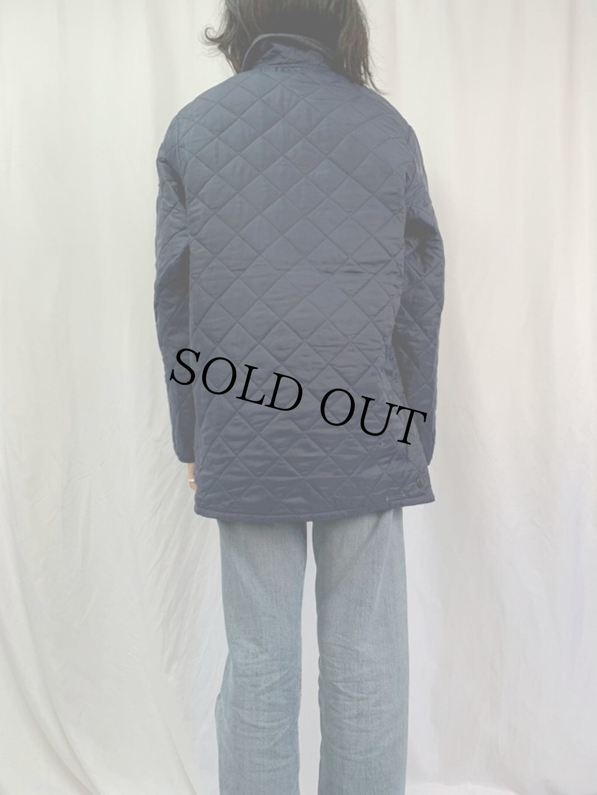 画像4: 90's Barbour ENGLAND製 キルティングライナージャケット M (4)