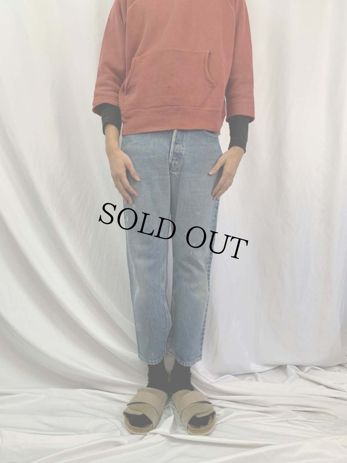 画像2: 80's〜 Levi's 501 USA製 デニムパンツ W28 (2)