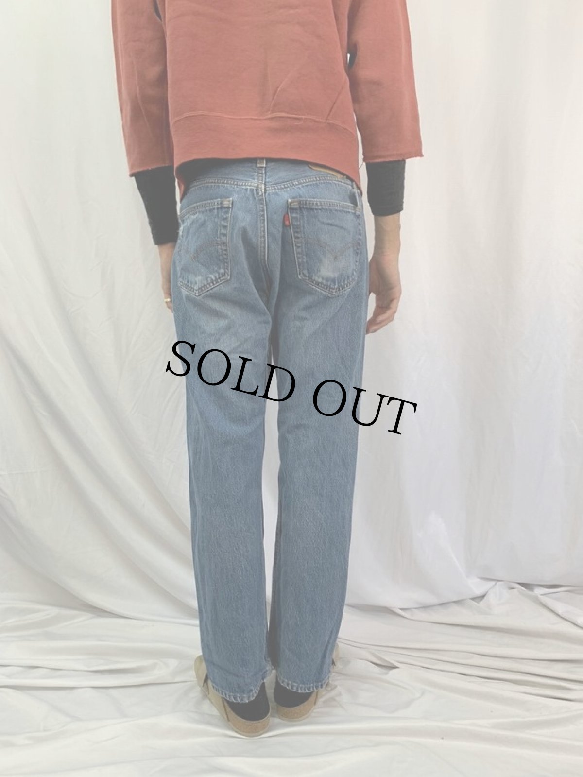 画像4: Levi's 501 USA製 ブランクタブ デニムパンツ W31 (4)