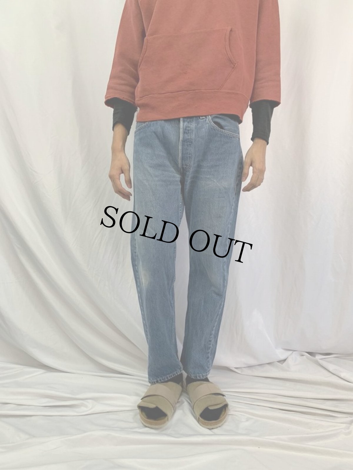 画像2: Levi's 501 USA製 ブランクタブ デニムパンツ W31 (2)