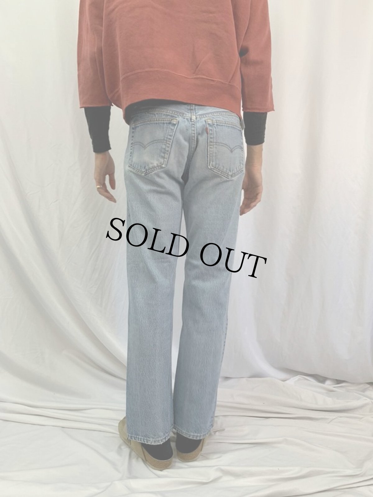 画像4: 90's Levi's 501 USA製 デニムパンツ W30 (4)