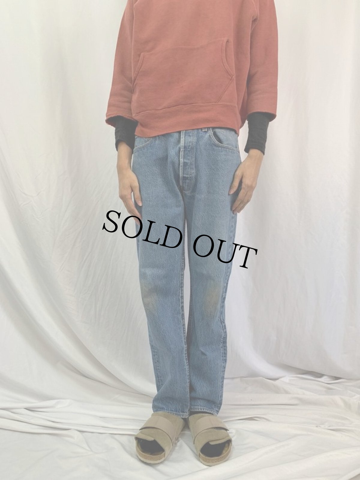 画像2: 80's〜 Levi's 501 USA製 デニムパンツ W31 (2)