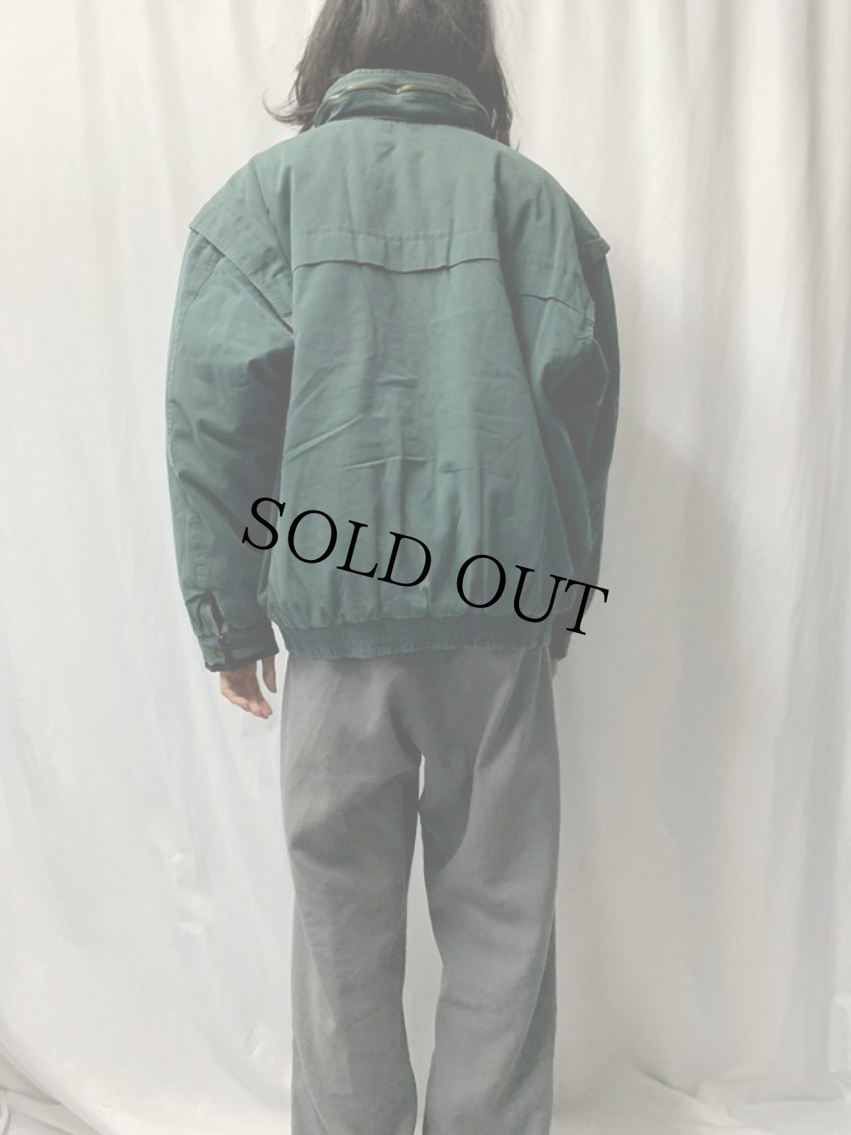 画像4: 90's〜 NORTH BAY WORLD TRAVEL 中綿入り コットンフィッシングジャケット XL (4)