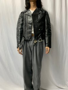 画像2: 70's Excelled USA製 ダブルライダースジャケット SIZE40 (2)