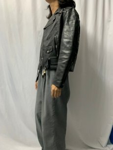 画像3: 70's Excelled USA製 ダブルライダースジャケット SIZE40 (3)