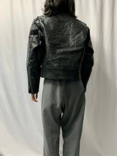 画像4: 70's Excelled USA製 ダブルライダースジャケット SIZE40 (4)