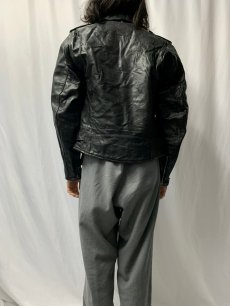 画像4: 80's〜 PERFECTO by Schott USA製 ダブルライダースジャケット SIZE38LONG (4)