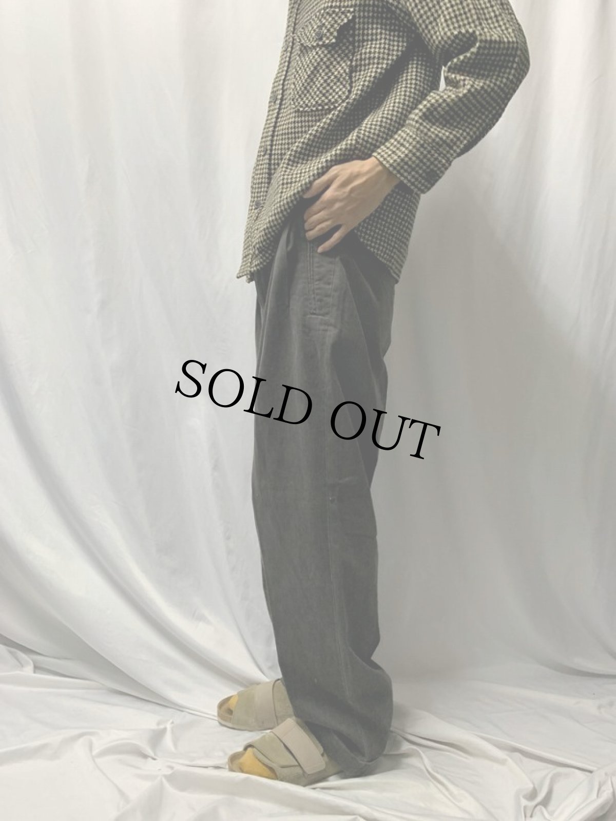 画像3: 90's Ralph Lauren POLO COUNTRY ツータックスラックス W30 (3)