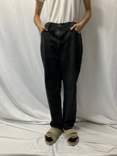 画像2: 90's Levi's 550 USA製  "RRILAXED FIT" ブラックデニムパンツ W35 (2)