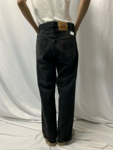 画像4: 90's Levi's 550 USA製  "RRILAXED FIT" ブラックデニムパンツ W35 (4)