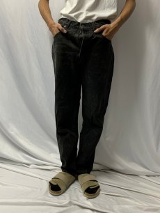 画像2: 90's Levi's 550 USA製  "RILAXED FIT" ブラックデニムパンツ W32 (2)