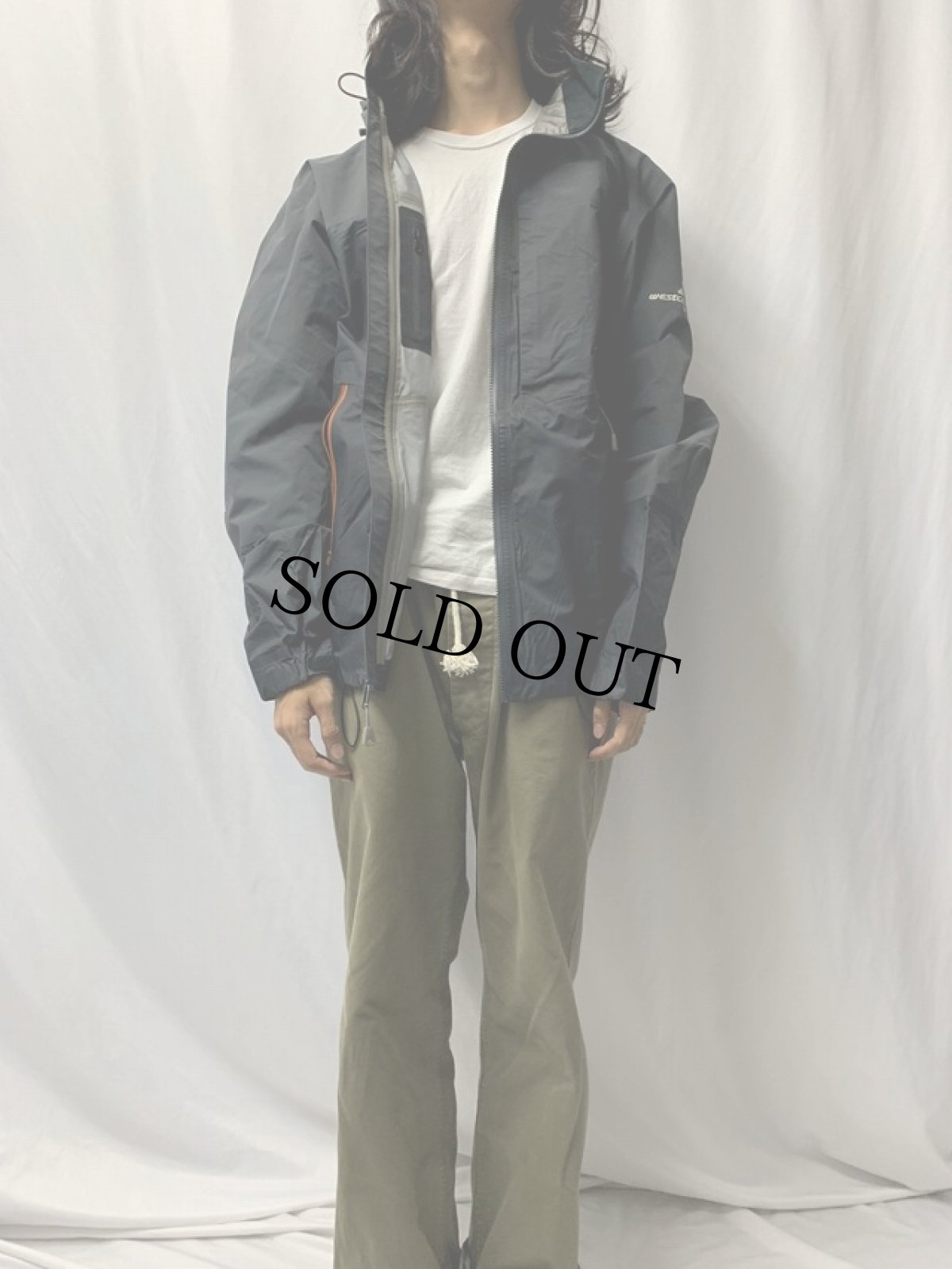 画像2: westomb CANADA製 "eVent Fabric" ナイロンマウンテンパーカー XL (2)