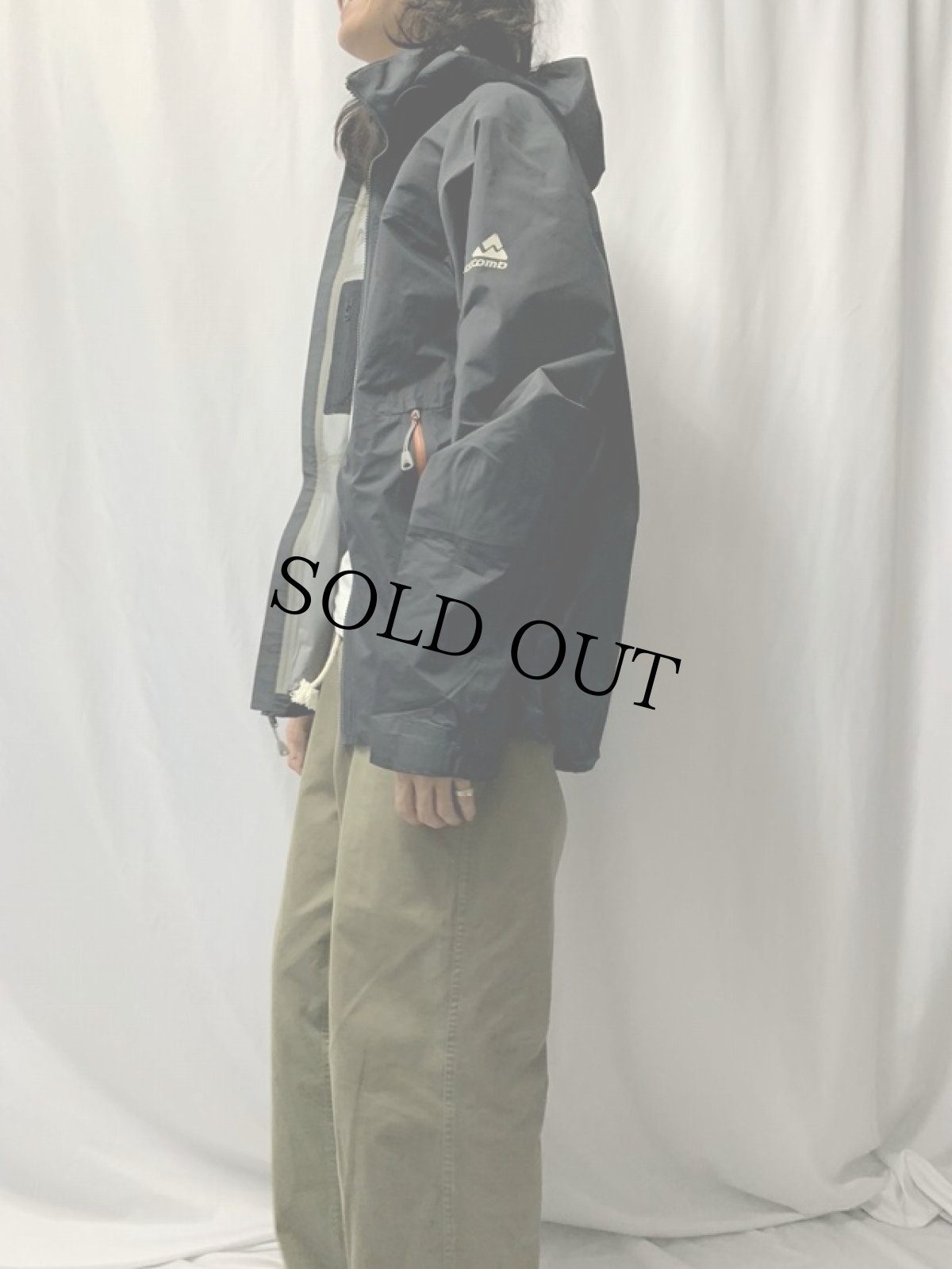 画像3: westomb CANADA製 "eVent Fabric" ナイロンマウンテンパーカー XL (3)