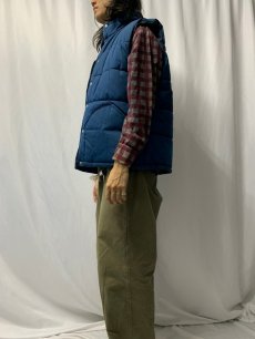 画像3: 80's THE NORTH FACE 茶タグ ダウンベスト XL (3)