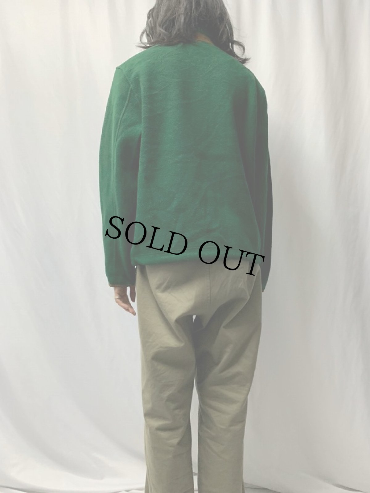 画像4: POLO Ralph Lauren ロゴ刺繍 フリースジャケット L (4)