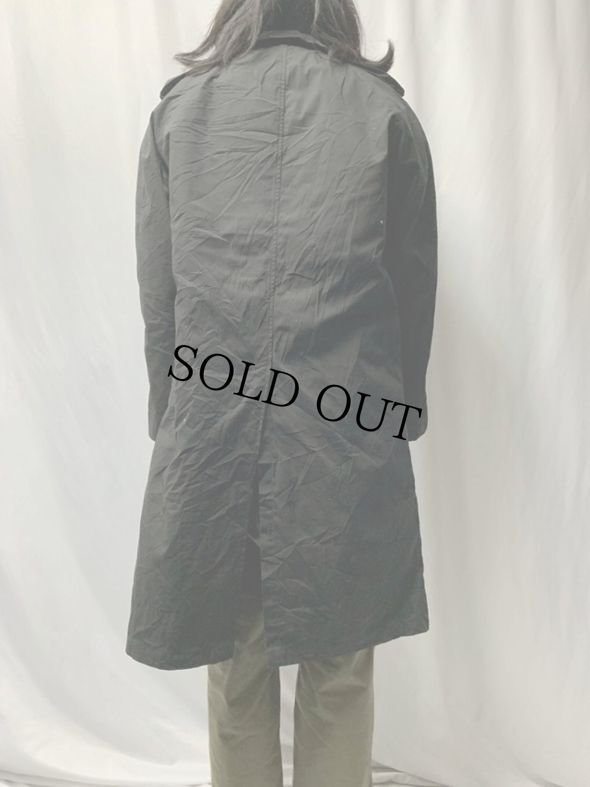 画像4: 80's U.S.AIR FORCE ALL WEATHER COAT ボアライナー付き BLACK 36R (4)