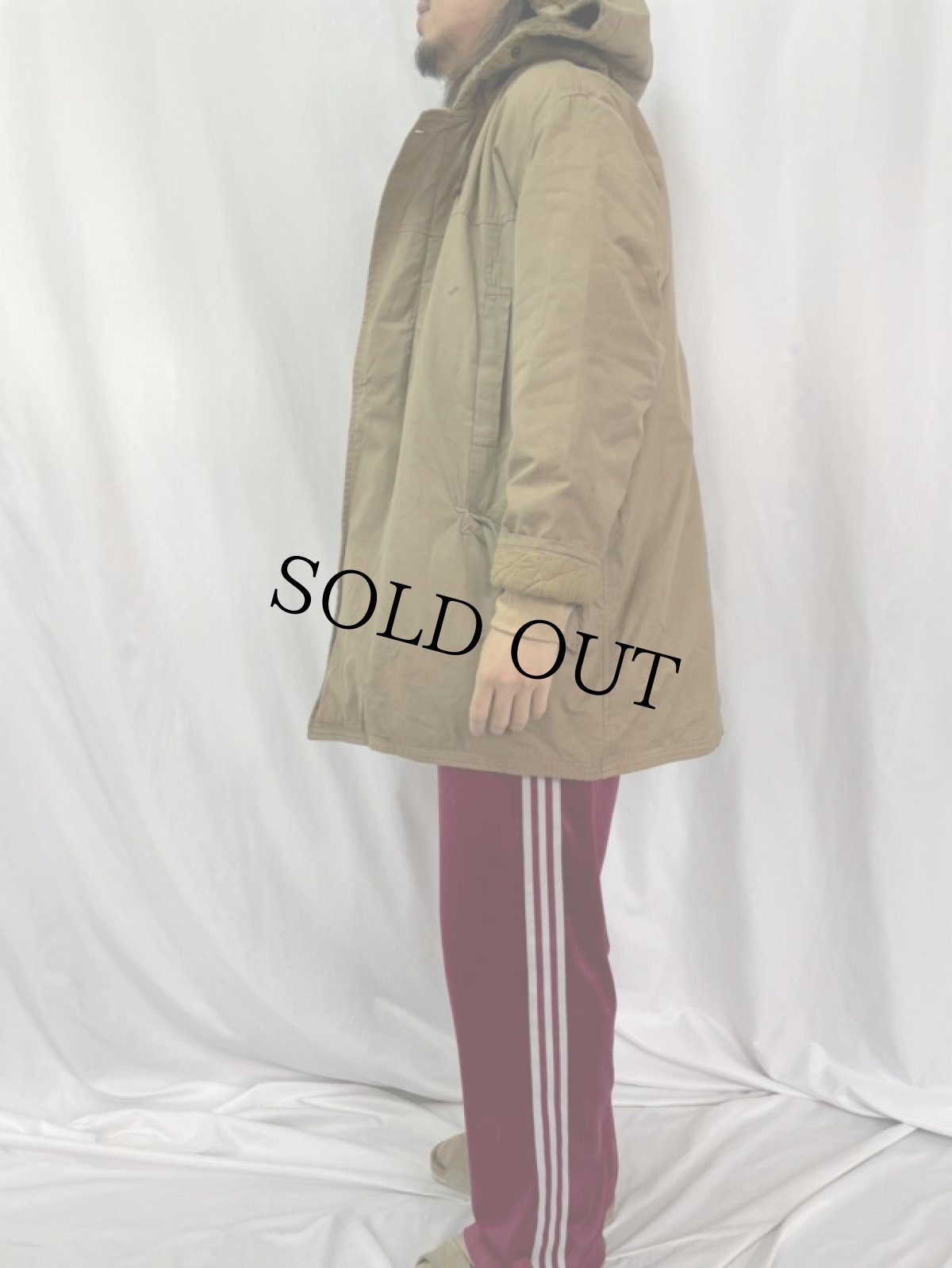 画像3: 【SALE】 40's OLDIN DENNIS B-9 TYPE アルパカライナー ラビットフードコート SMALL (3)