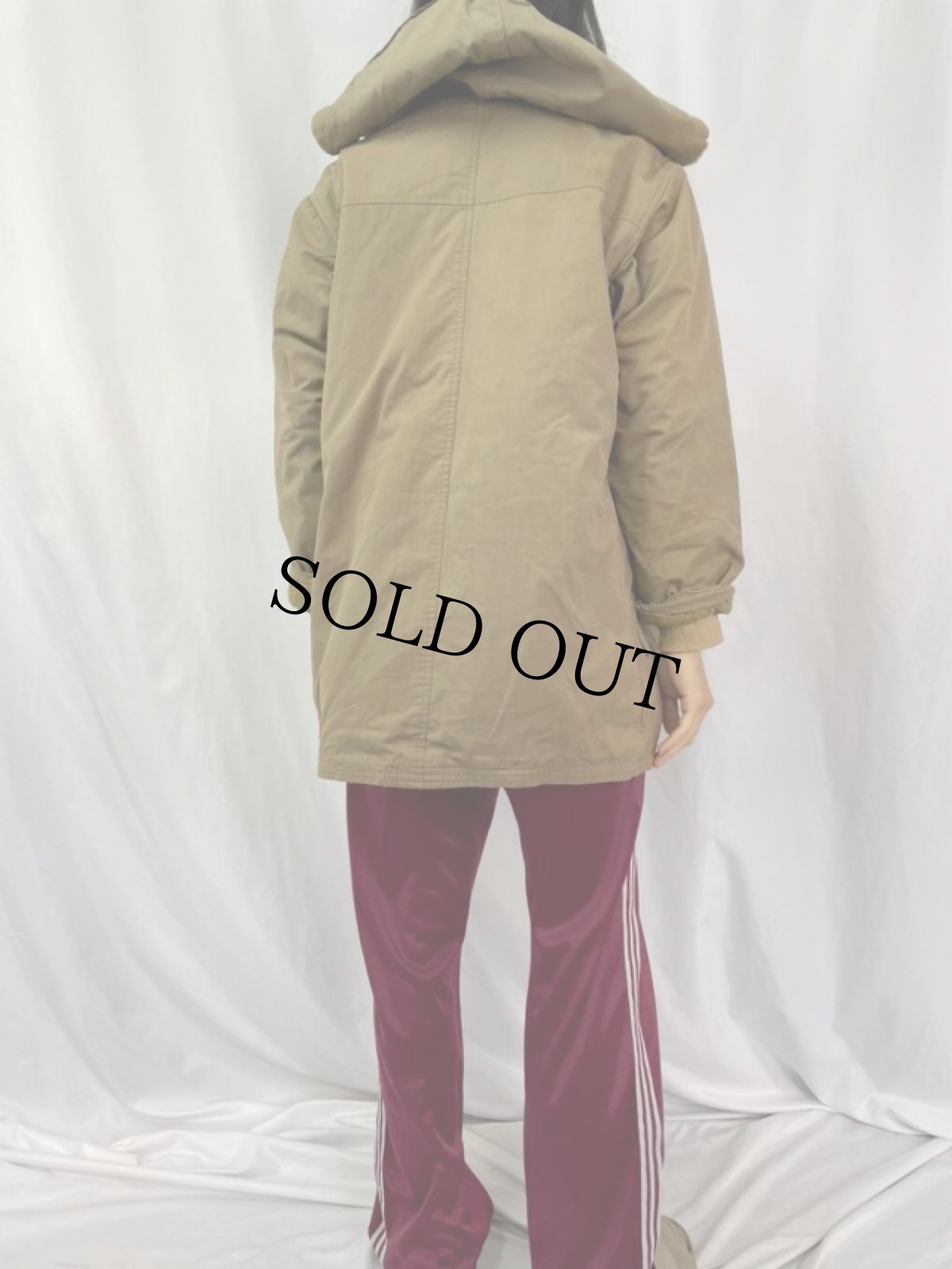 画像4: 【SALE】 40's OLDIN DENNIS B-9 TYPE アルパカライナー ラビットフードコート SMALL (4)