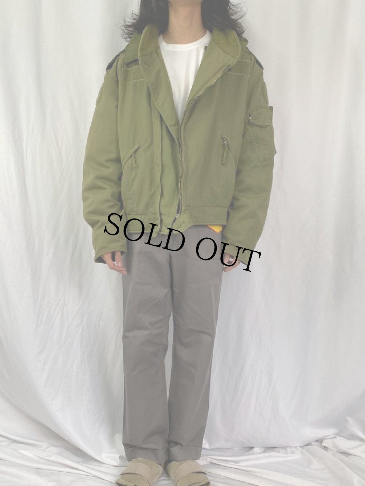 画像2: ROYAL CANADIAN AIR FORCE C/WW フライトアビエイタージャケット (2)