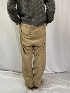 画像4: 【SALE】 ROYAL CANADIAN AIR FORCE ヘリクルーパンツ W36 TAN (4)