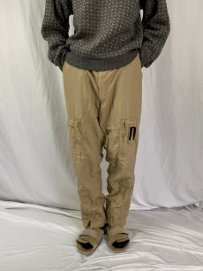 画像2: 【SALE】 ROYAL CANADIAN AIR FORCE ヘリクルーパンツ W36 TAN (2)