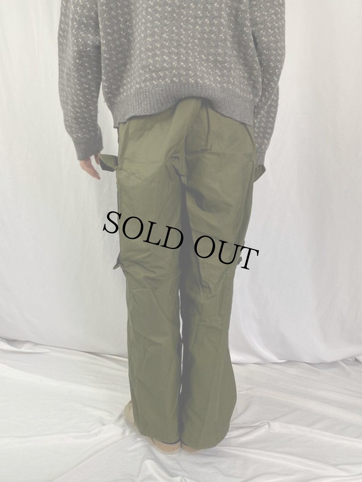 画像4: 90's CANADIAN ARMY ウィンドオーバーパンツ REGULAR-MEDIUM (4)
