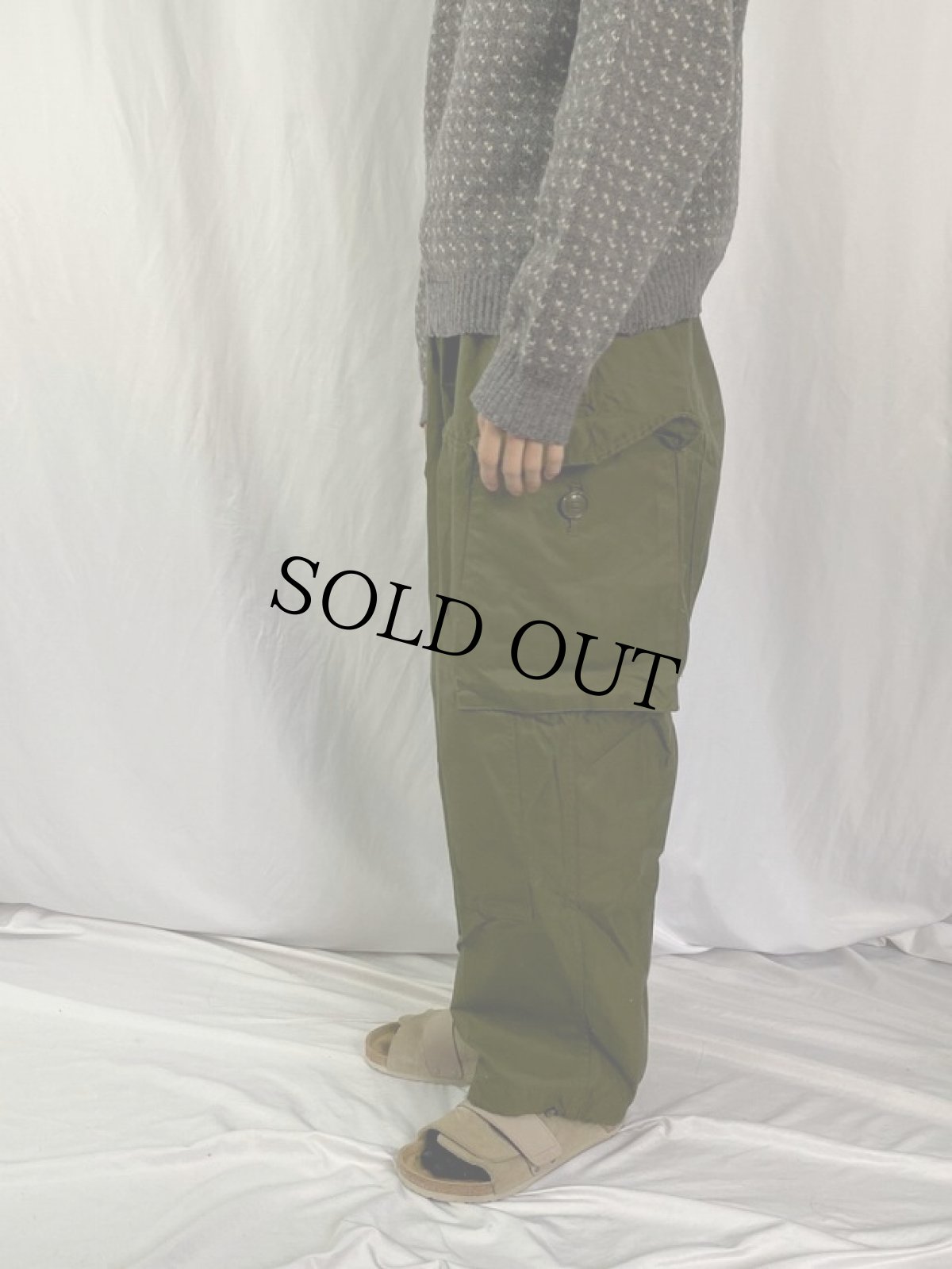 画像3: 90's CANADIAN ARMY ウィンドオーバーパンツ REGULAR-MEDIUM (3)