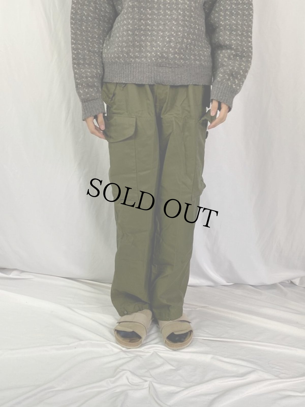 画像2: 90's CANADIAN ARMY ウィンドオーバーパンツ REGULAR-MEDIUM (2)