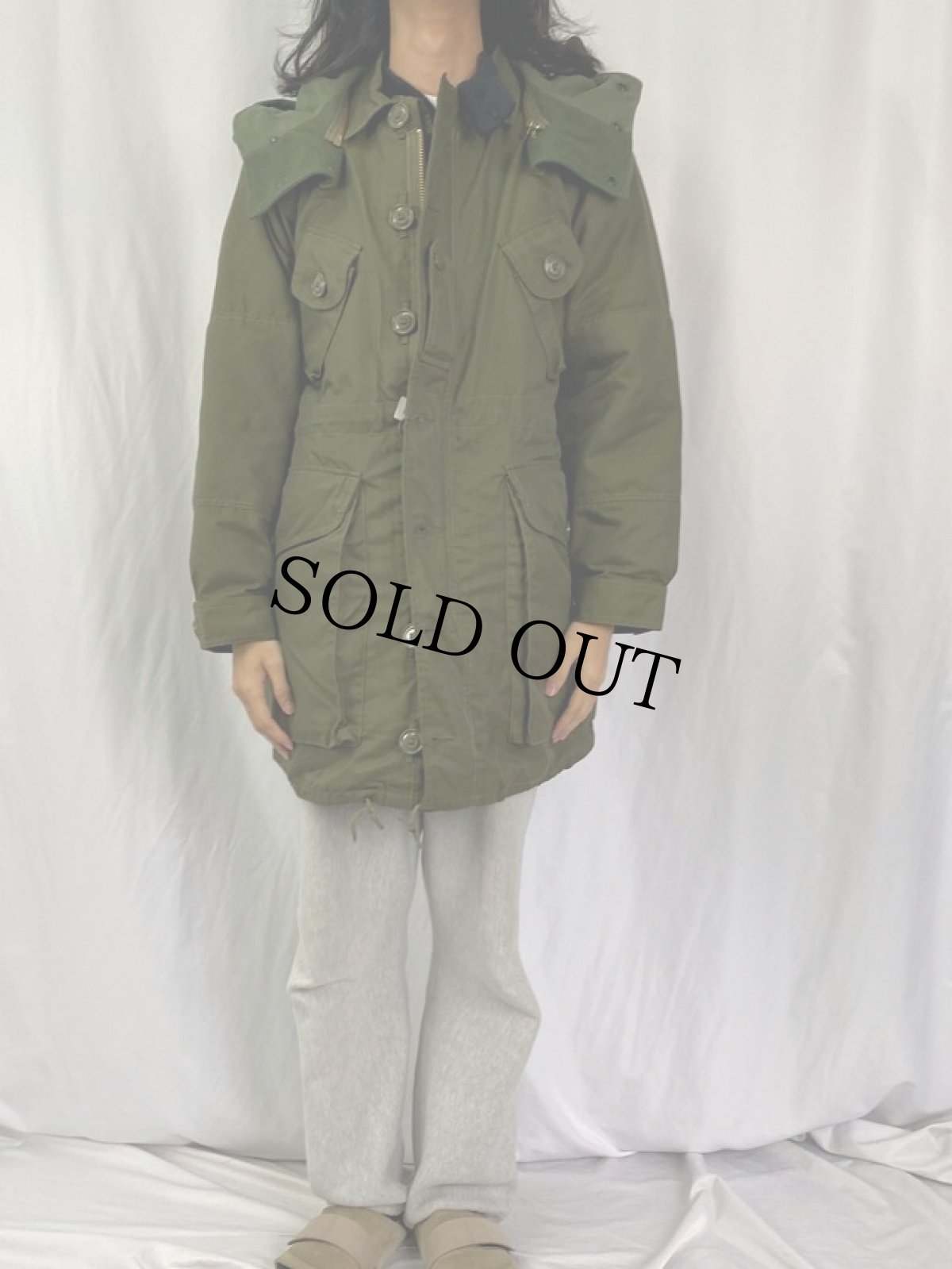 画像2: 80's CANADIAN ARMY ECW コンバットパーカー SHORT SMALL (2)