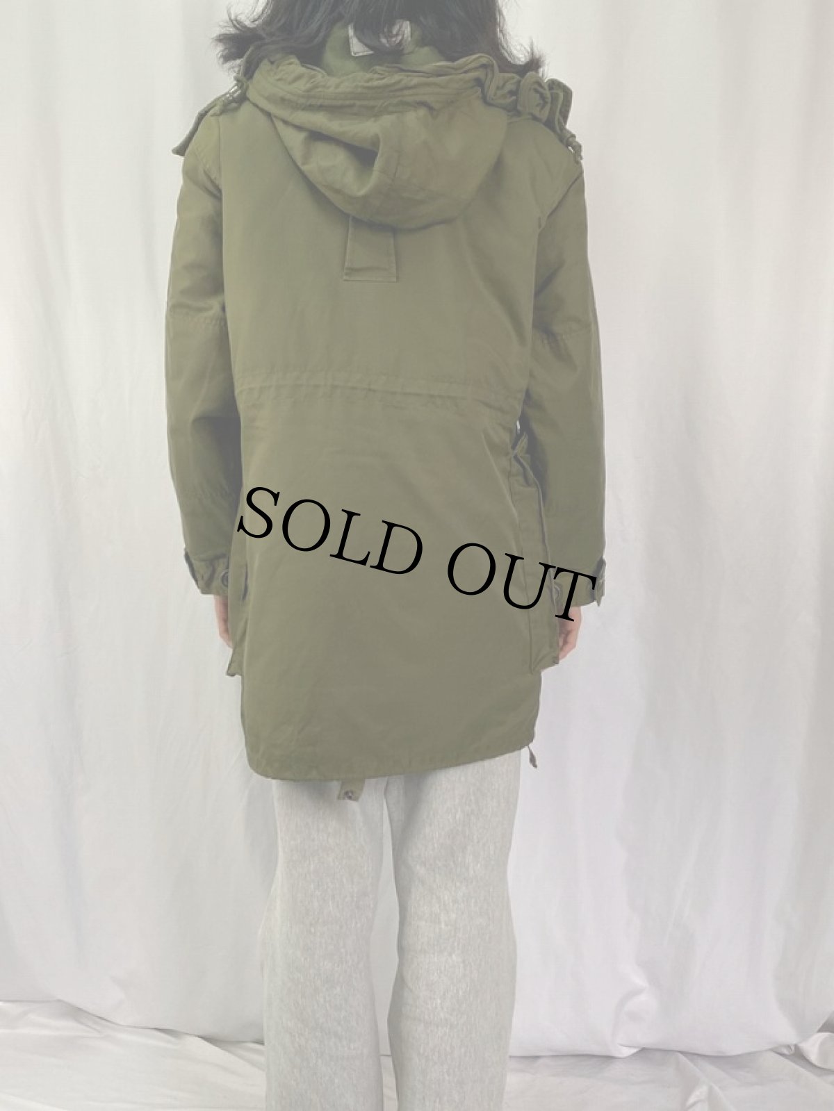 画像4: 80's CANADIAN ARMY ECW コンバットパーカー SHORT SMALL (4)