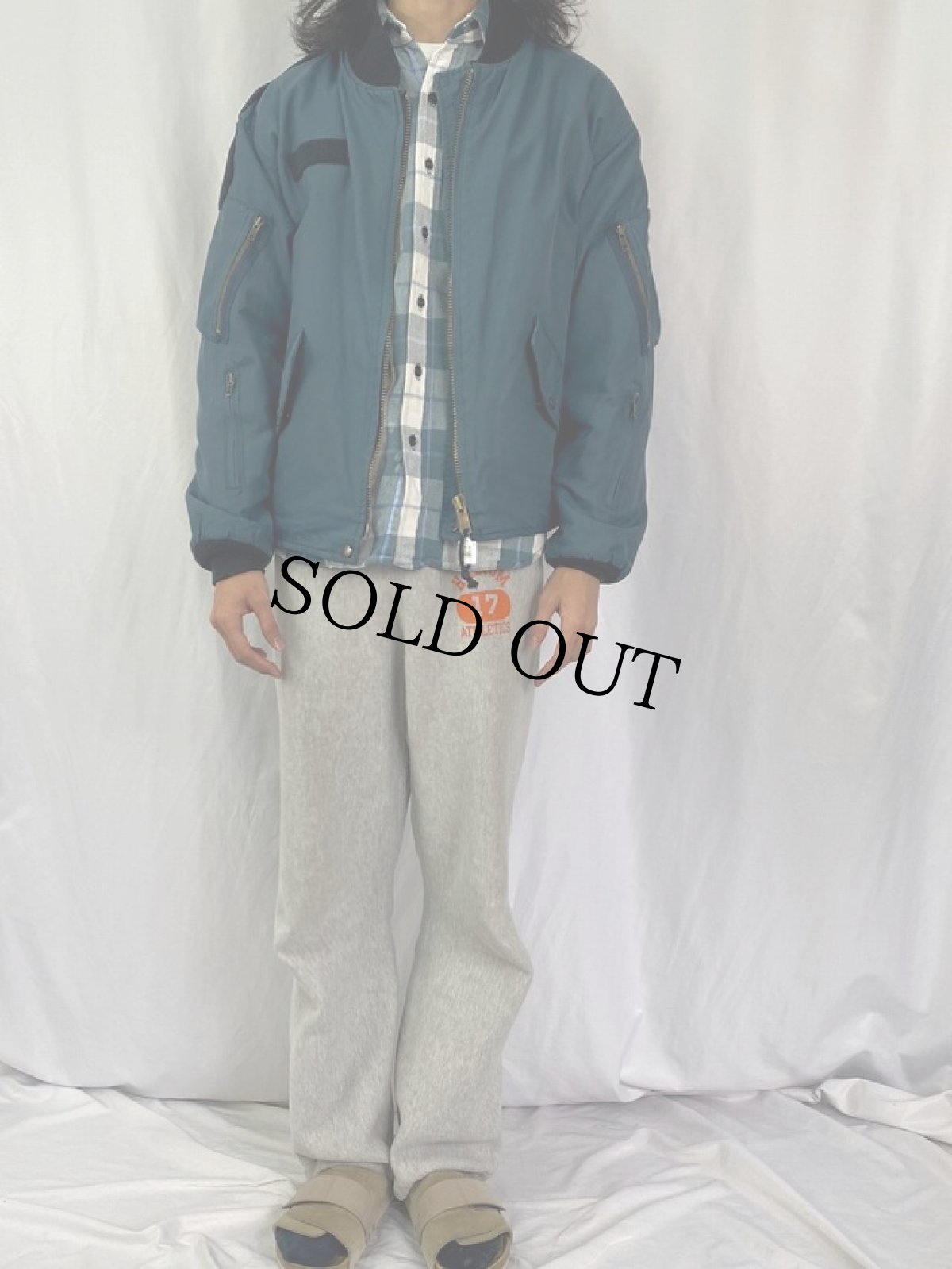 画像2: 90's ROYAL CANADIAN AIR FORCE TYPE III フライトジャケット (2)