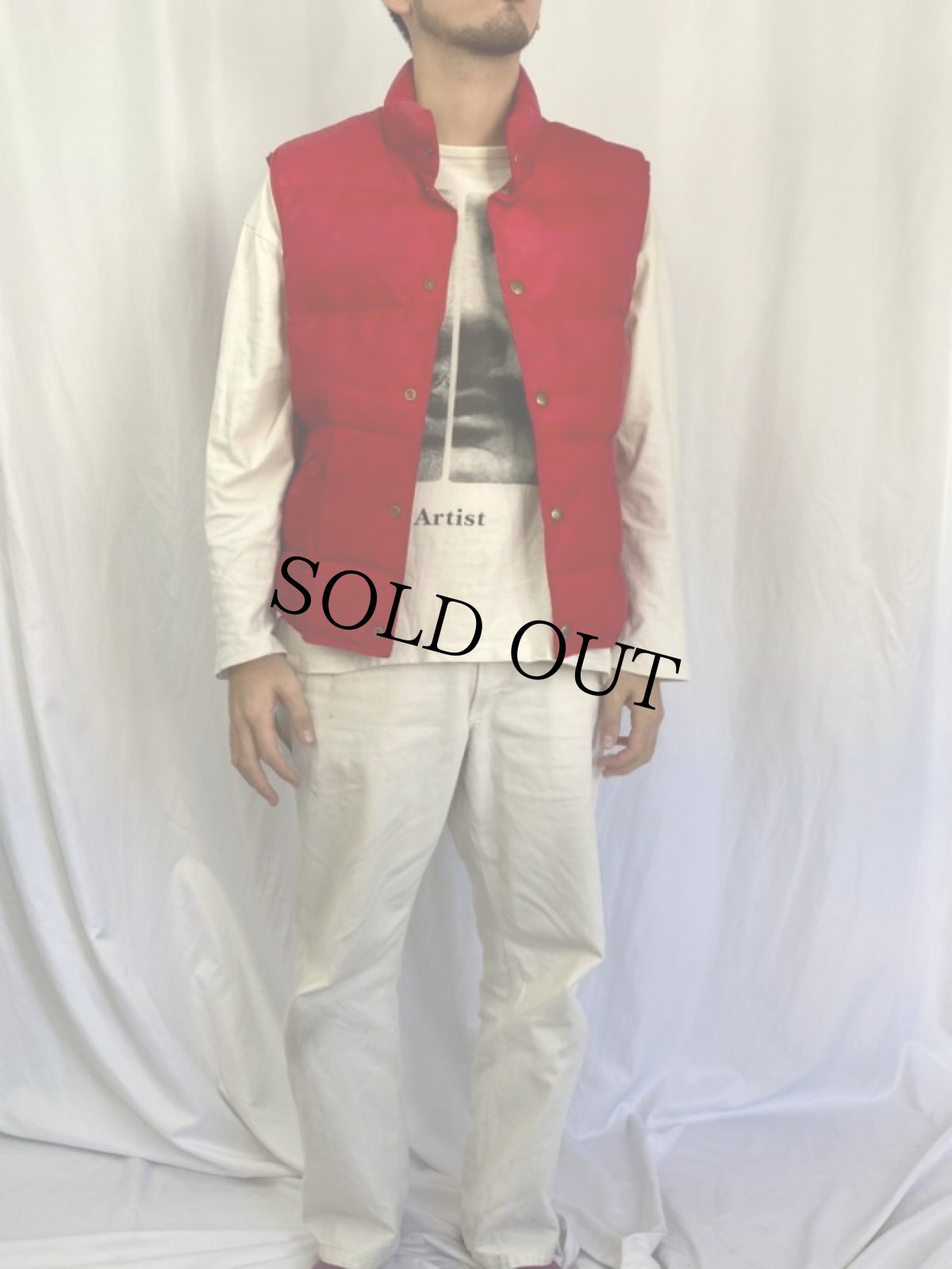 画像2: 80〜90's L.L.Bean USA製 ダウンベスト M (2)