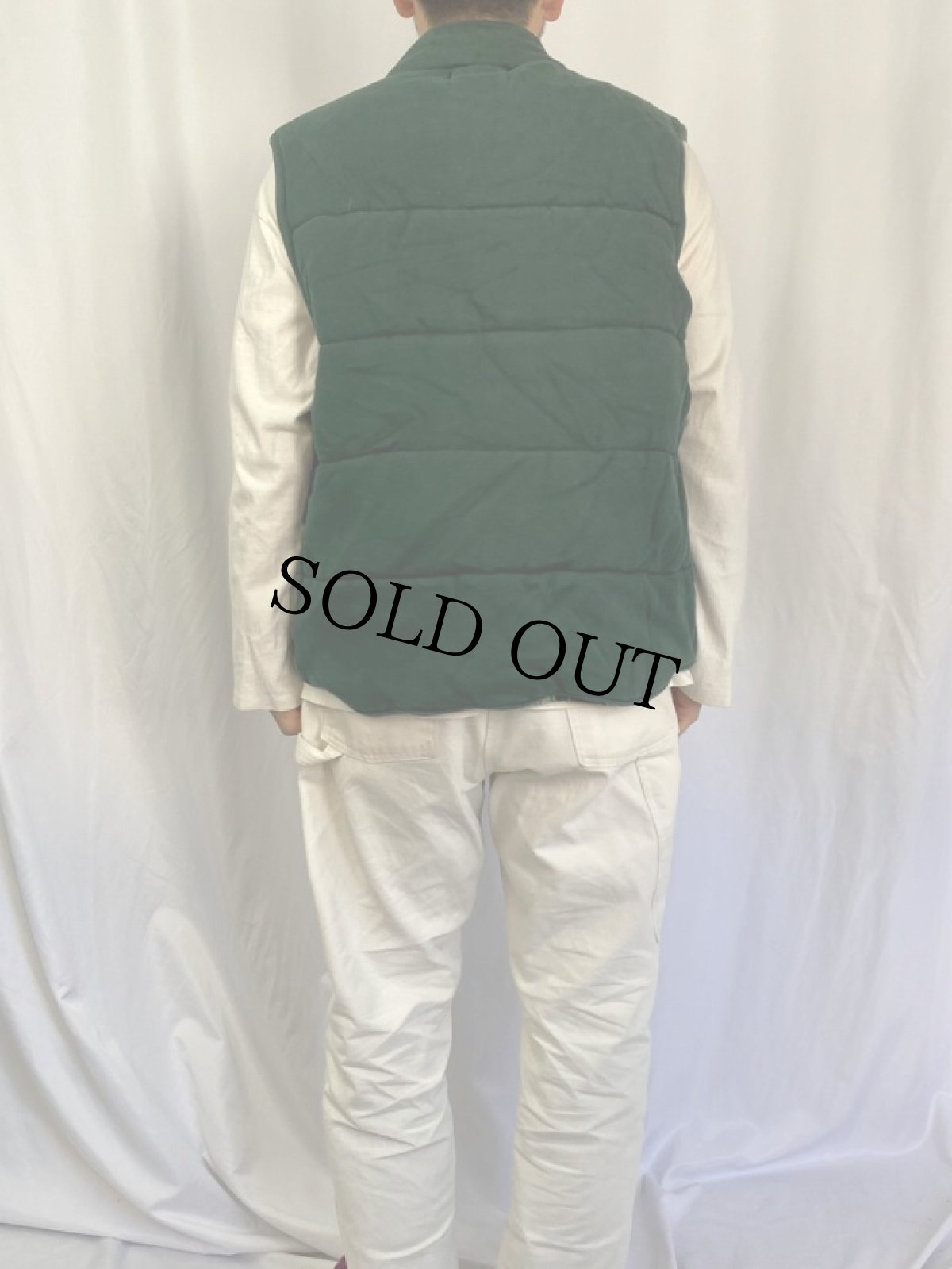 画像4: POLO Ralph Lauren ロゴ刺繍 ダウンベスト M (4)