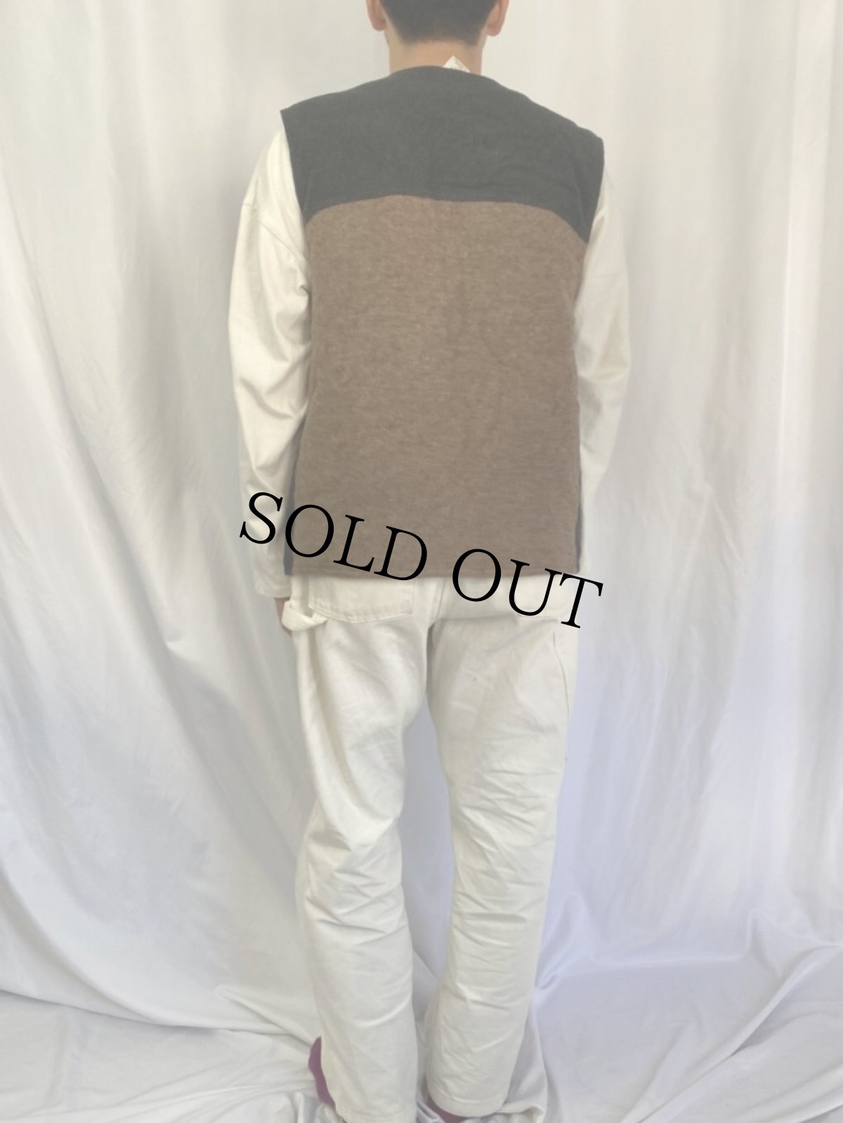 画像4: OXBOW ウールベスト M (4)