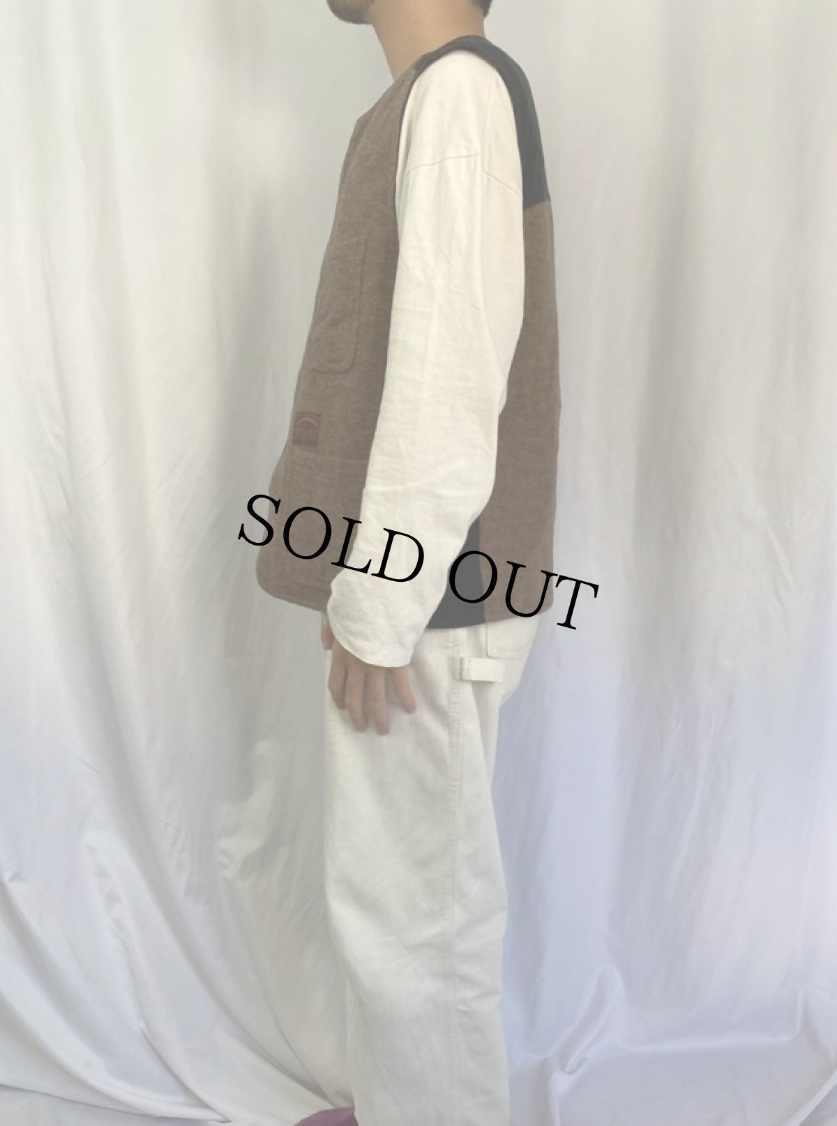 画像3: OXBOW ウールベスト M (3)