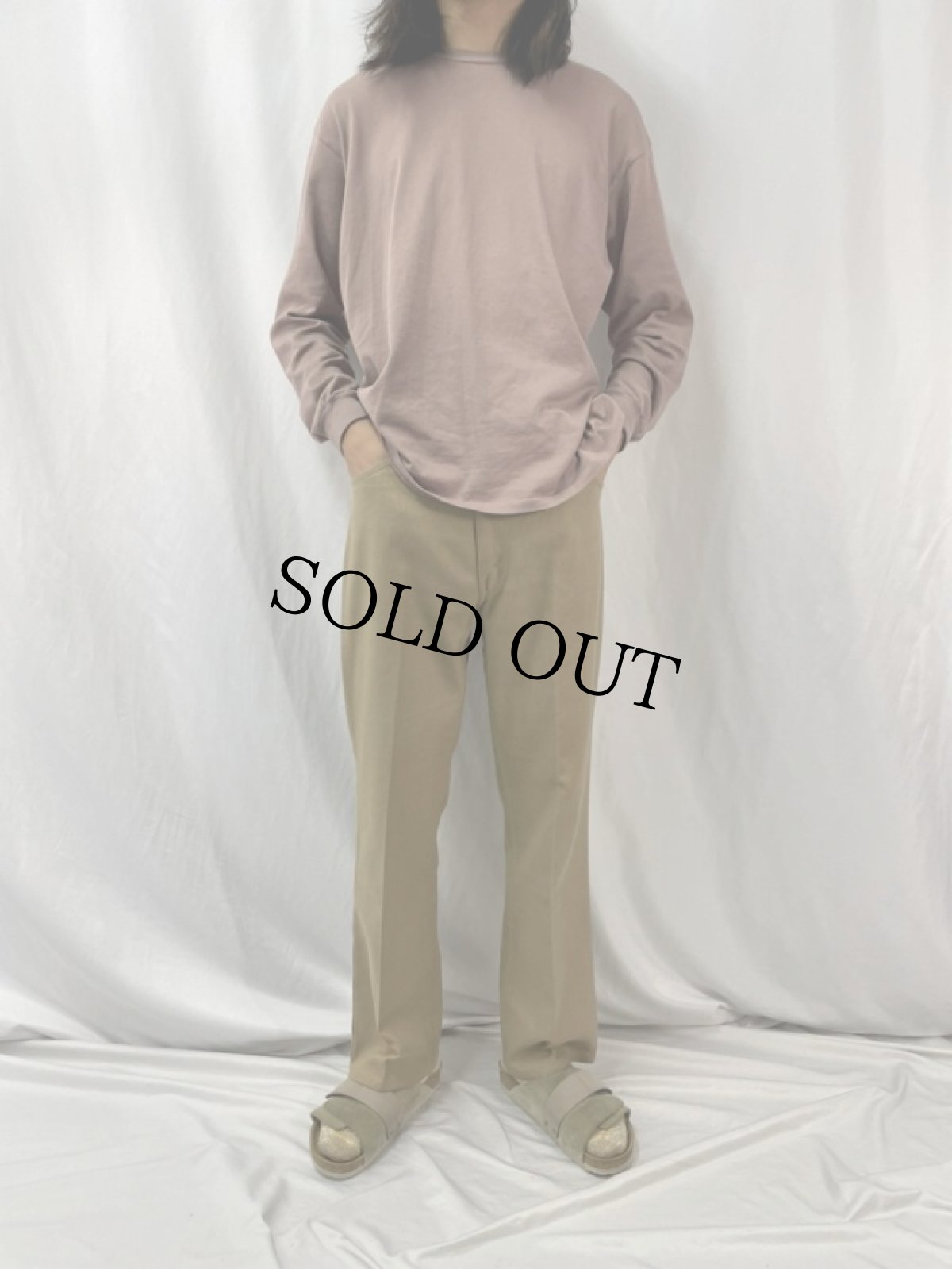 画像2: 90's Levi's 517 USA製 "STA-PREST" ポリエステルパンツ W36 (2)