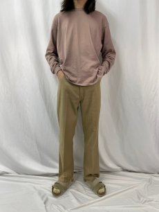 画像2: 90's Levi's 517 USA製 "STA-PREST" ポリエステルパンツ W36 (2)