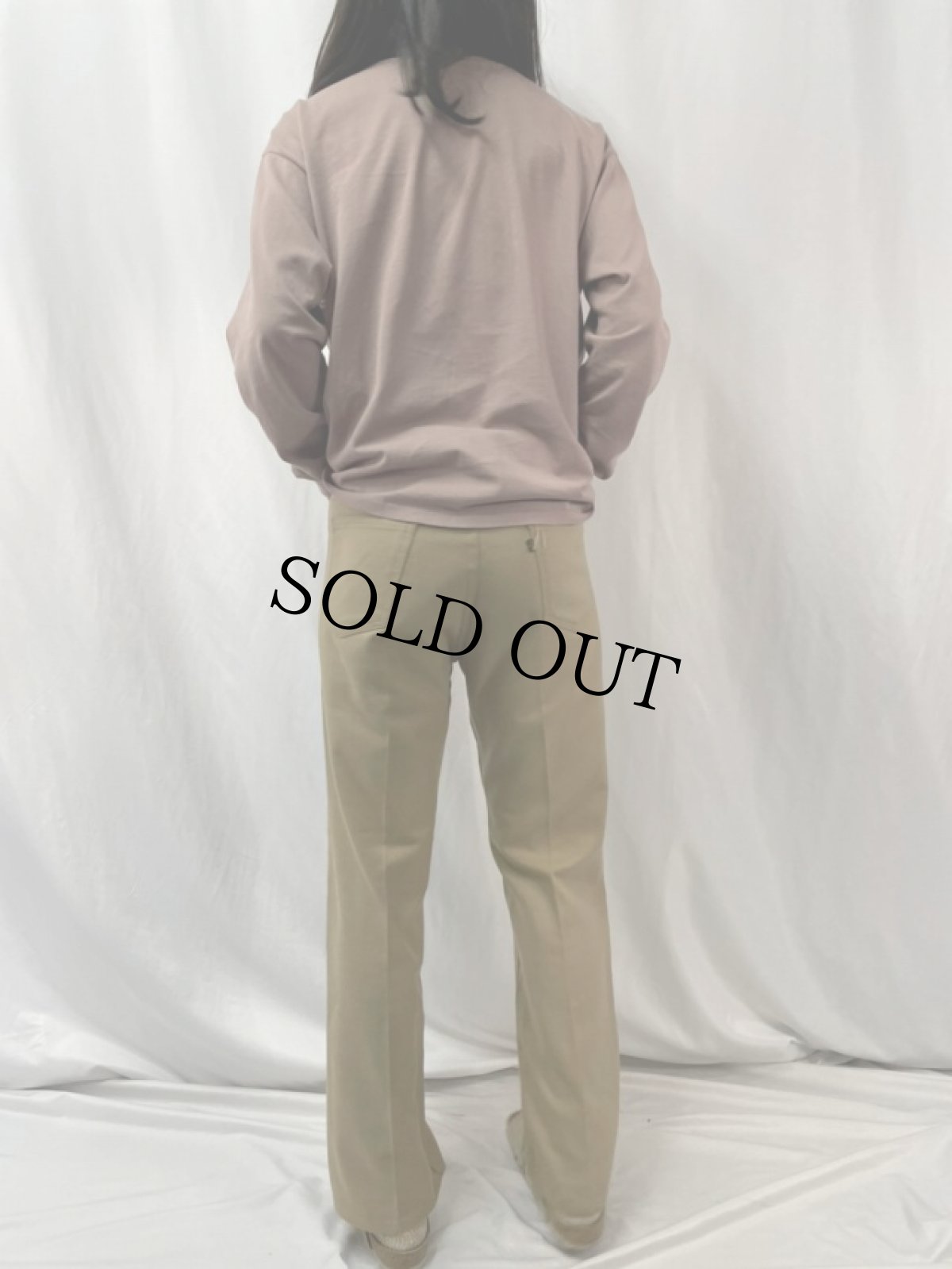 画像4: 90's Levi's 517 USA製 "STA-PREST" ポリエステルパンツ W36 (4)