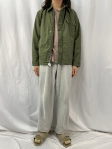 画像2: 80's U.S.NAVY A-2 デッキジャケット MEDIUM (2)