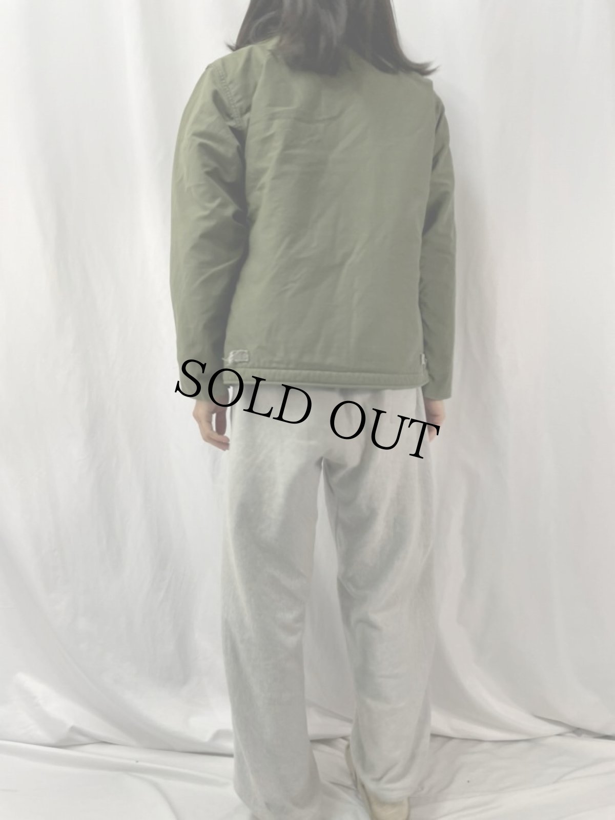 画像4: 80's U.S.NAVY A-2 デッキジャケット MEDIUM (4)