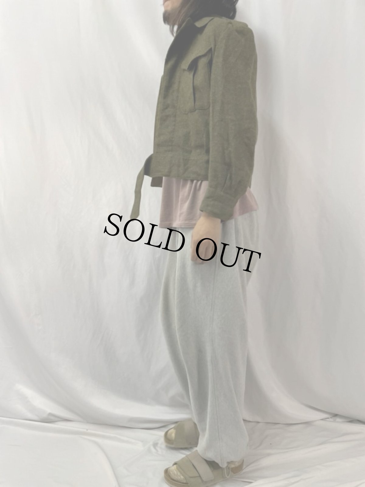 画像3: 50's CANADIAN ARMY バトルドレスジャケット SIZE6 (3)