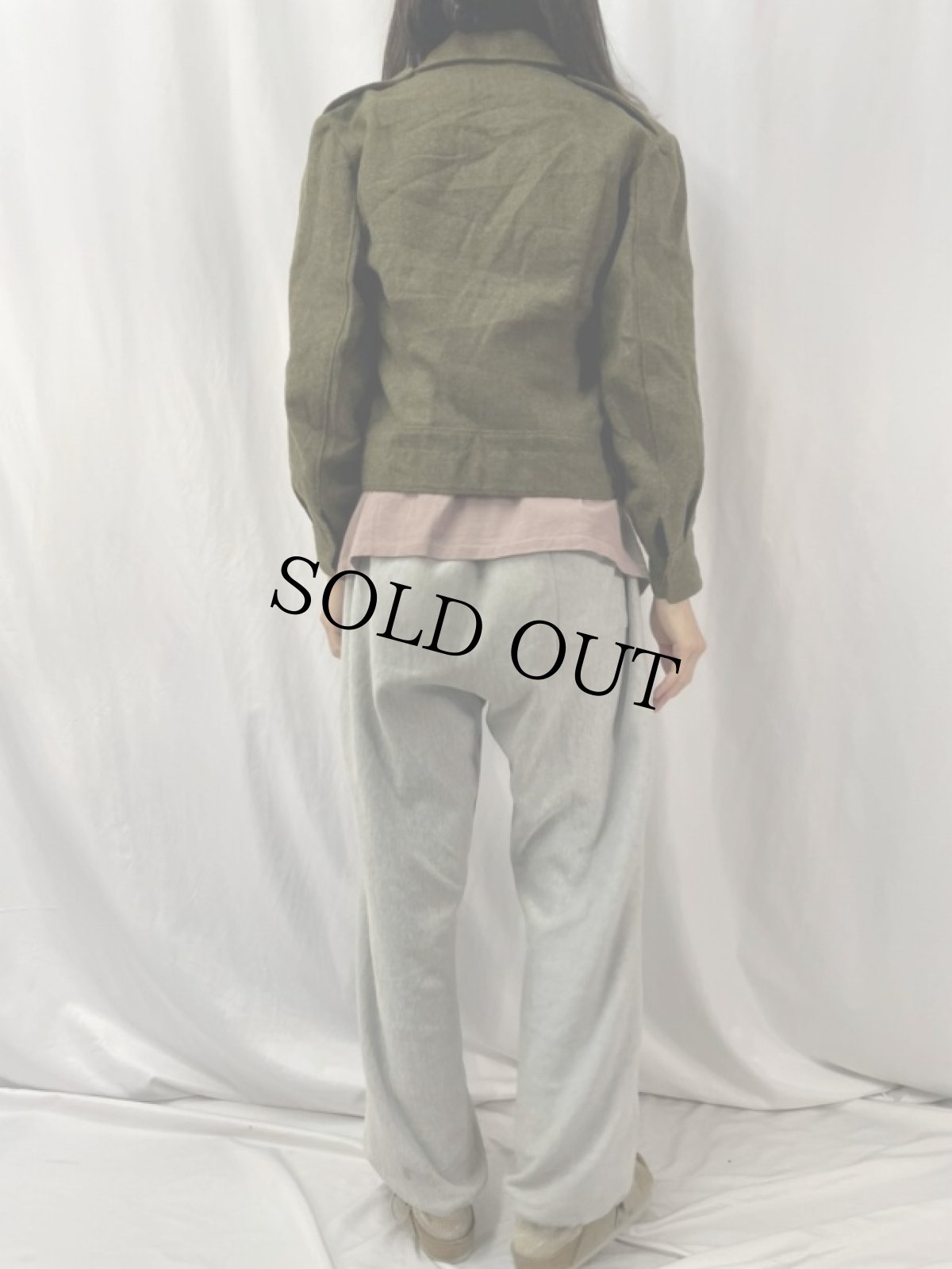 画像4: 50's CANADIAN ARMY バトルドレスジャケット SIZE6 (4)