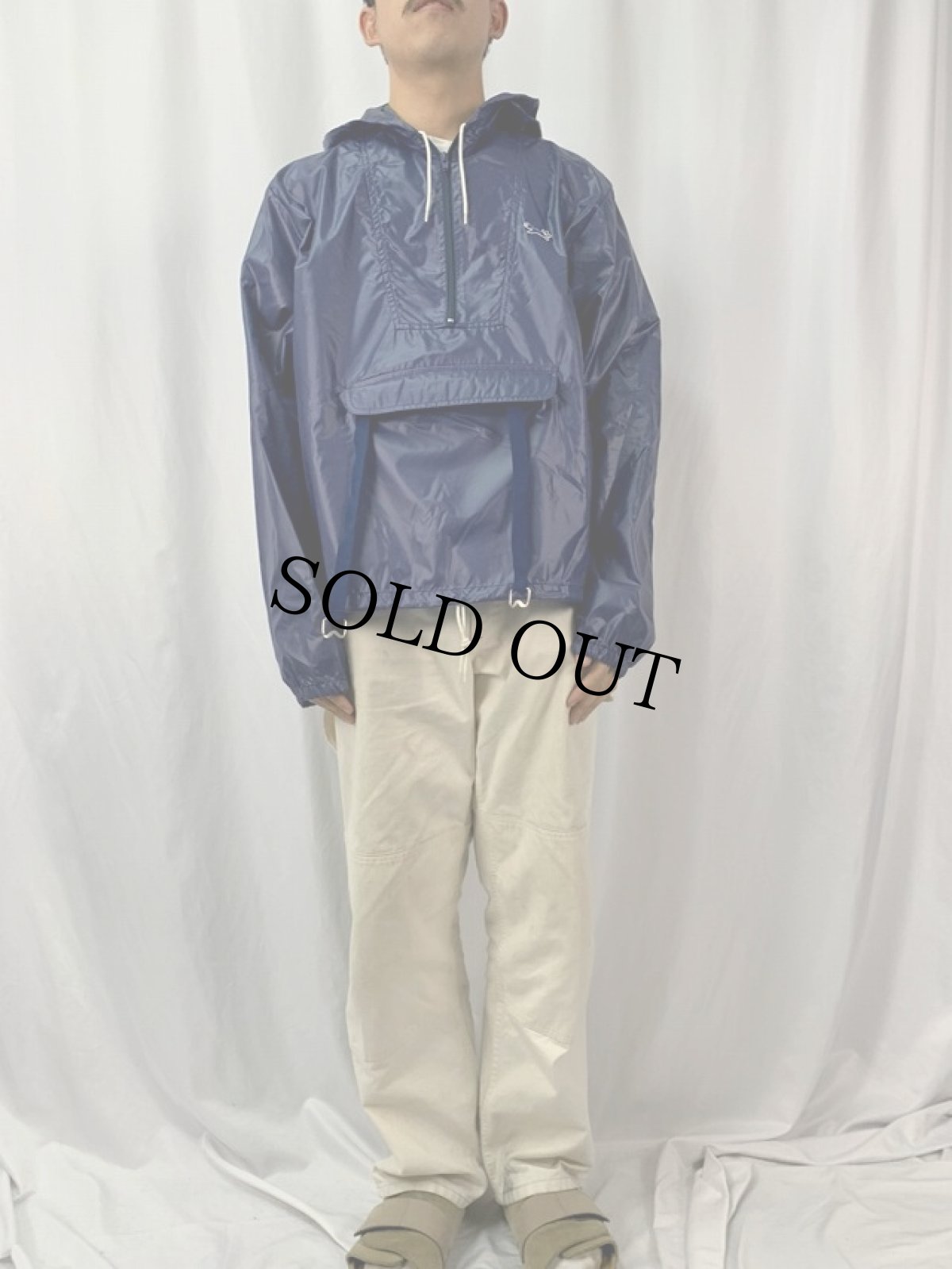 画像2: 80's The Fox JCPenney ナイロンアノラックパーカー L (2)