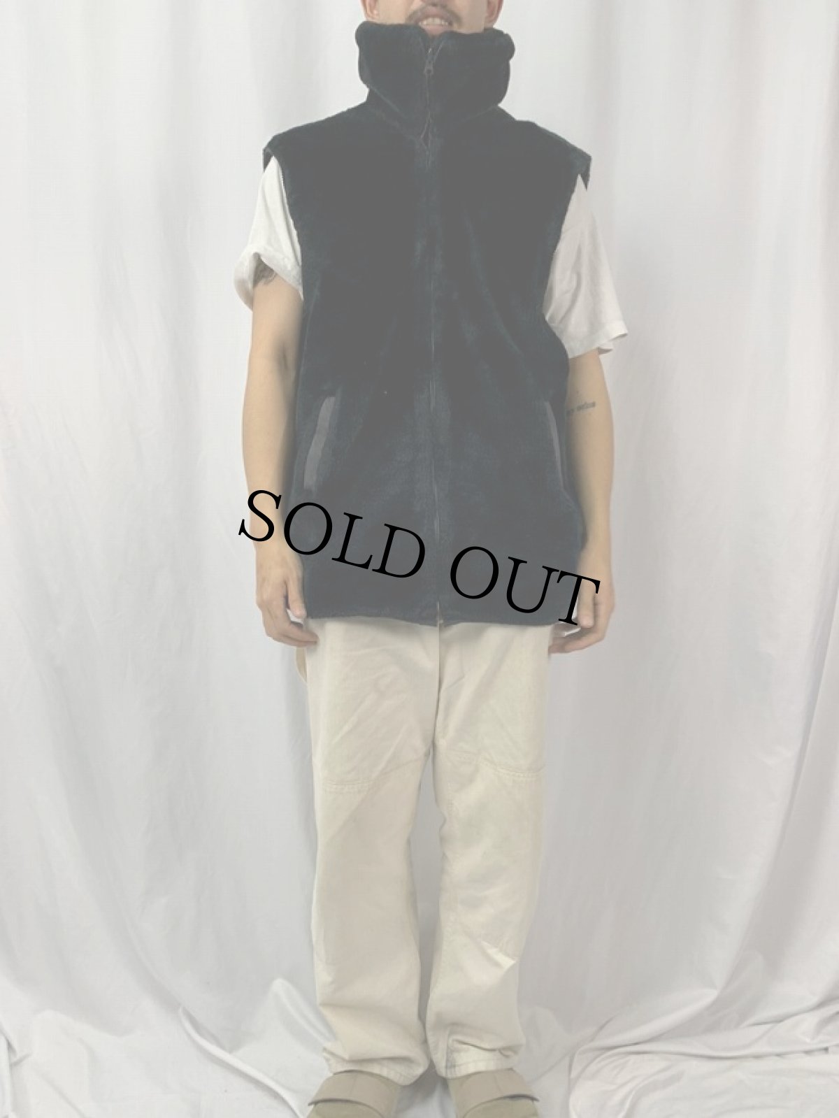 画像2: フェイクファーベスト (2)